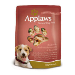 Applaws Chicken & Beef Wet Pouch Adult Dog Food